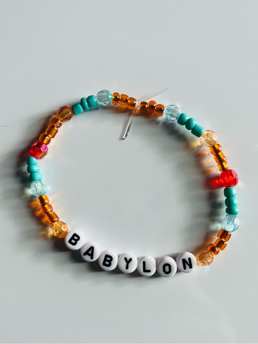 Taylor Swift BABYLON Beaded Bracelet in Turquoise & Orange